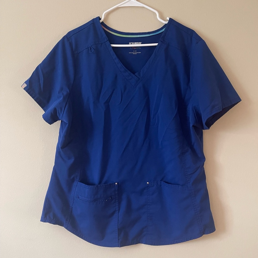 Scrubstar Women's Royal Blue V-Neck Scrub Top